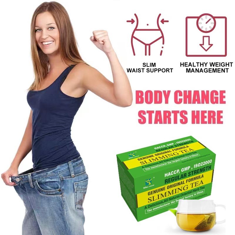 Best Selling Organic Fit Tea for Tummy Burning Appetite Suppression Detox Weight Loss Customizable Private Label Slimming Tea