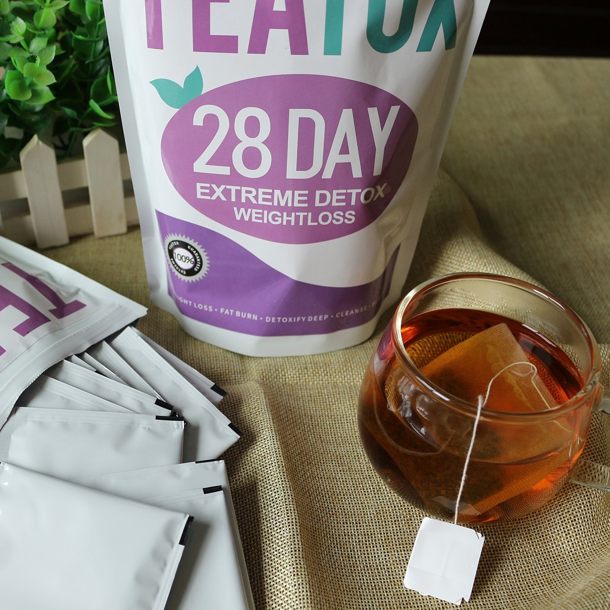 Custom slimming green tea private label natural herbal diet teabags weight loss body teatox 28 days slim detox tea