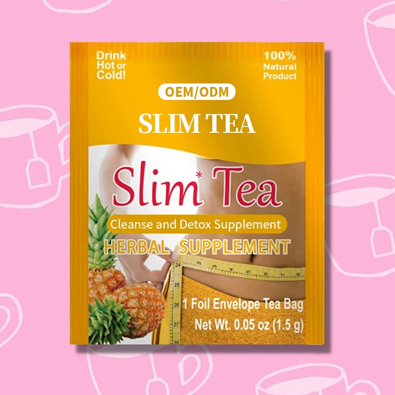 OEM Private Label Slim Tea Weight Management Herbal Supplement with Pineapple Cleanse and Detox Tea Bags