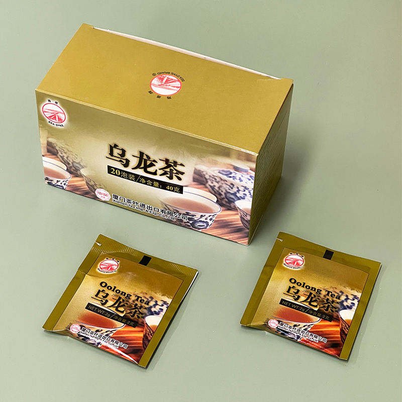 XC28 Factory Wholesale High Quality Chinese 40g Fujian Tea Weight Loss Oolong Double TeaBag XOT117