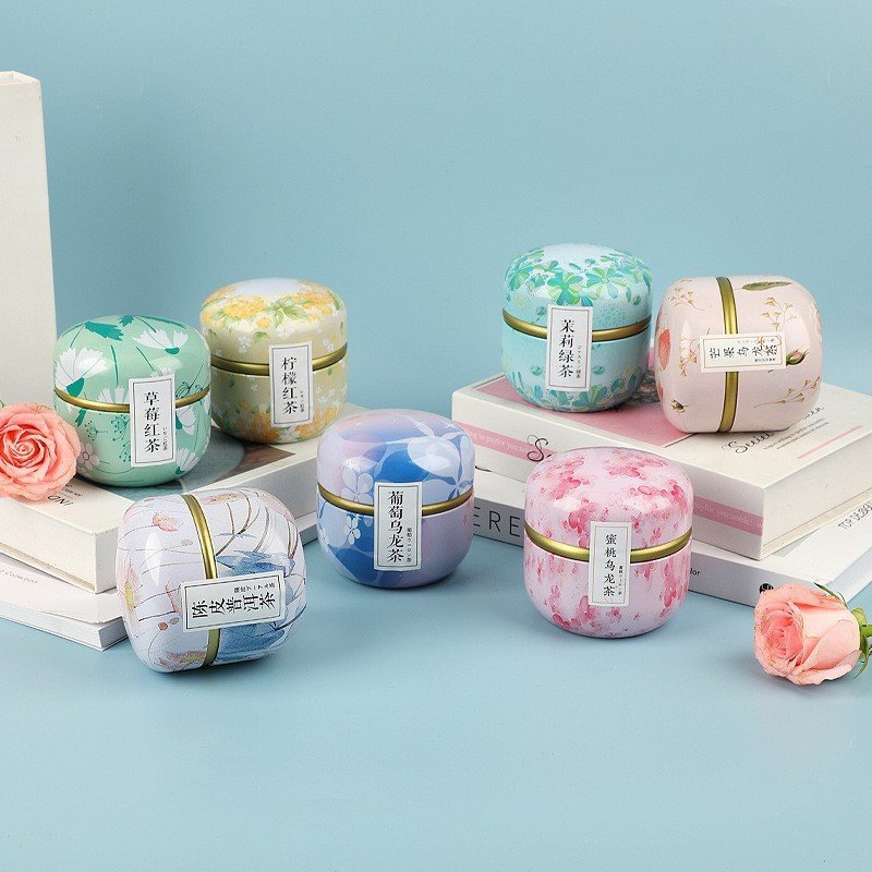 Honey Peach Oolong Small can tea single packaging Chinese beauty tea multiple flavors printed logo Gifts for friends