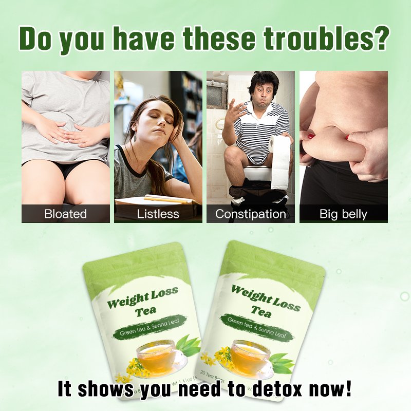 Herbal Weight Loss Tea Dried Powerful Senna Leaf Organic Detox Tea Weightless Tea