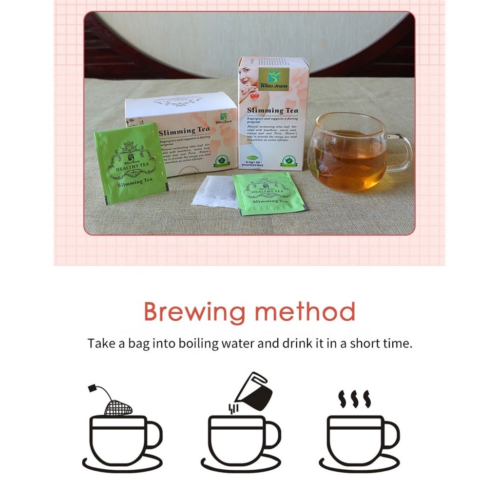 Custom slimming fast Fat tea burner slim natural herbs detox flat tummy diet Weight loss tea