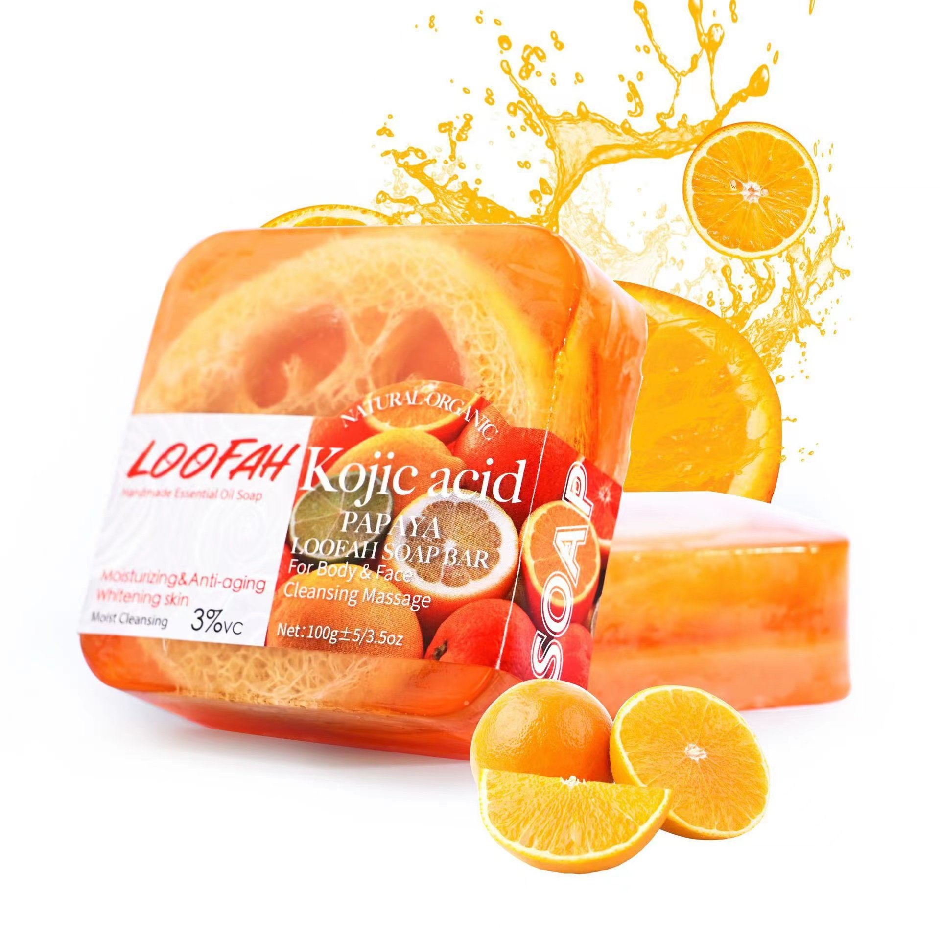 Handmade Rose Bath Soap Natural Lavender Loofah Handmade Skin Cleansing Lightening Flower Oatmeal Goat Milk Tea Tree Bath Soap