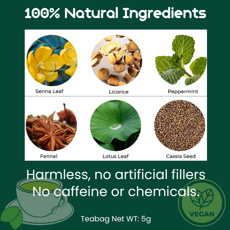 OEM private label 14 days detox tea