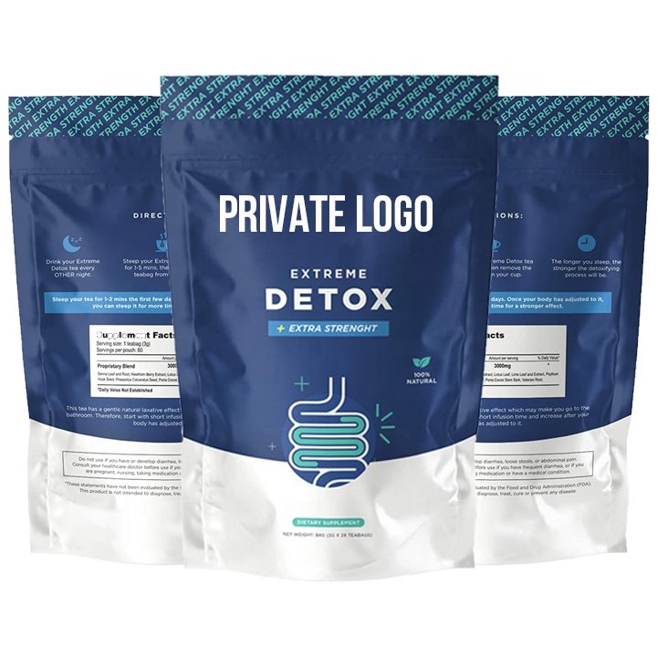 Private Label Diet Slim Fit 14 Tea Bags Herbal Slimming Tea Detox Clean Colon for Weight loss