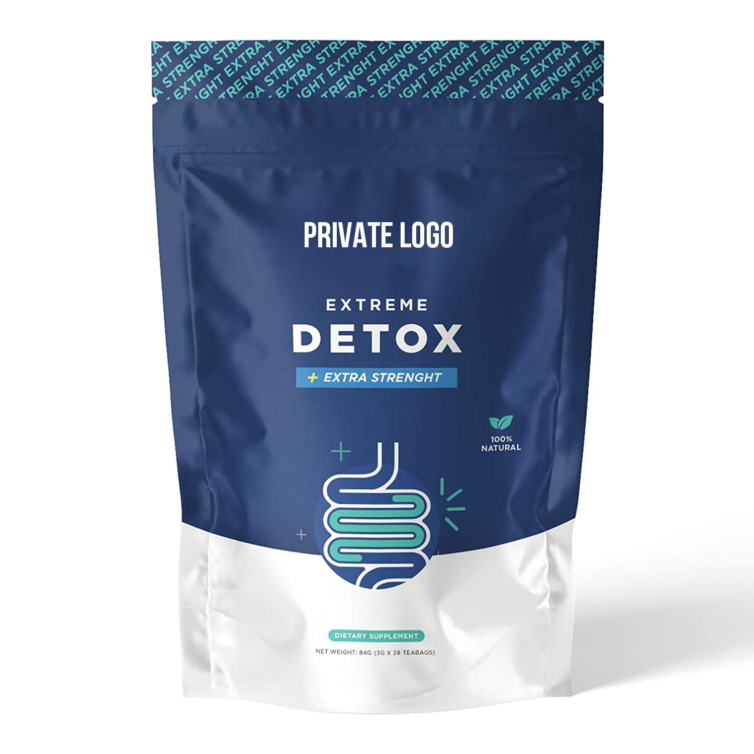 Private Label Diet Slim Fit 14 Tea Bags Herbal Slimming Tea Detox Clean Colon for Weight loss