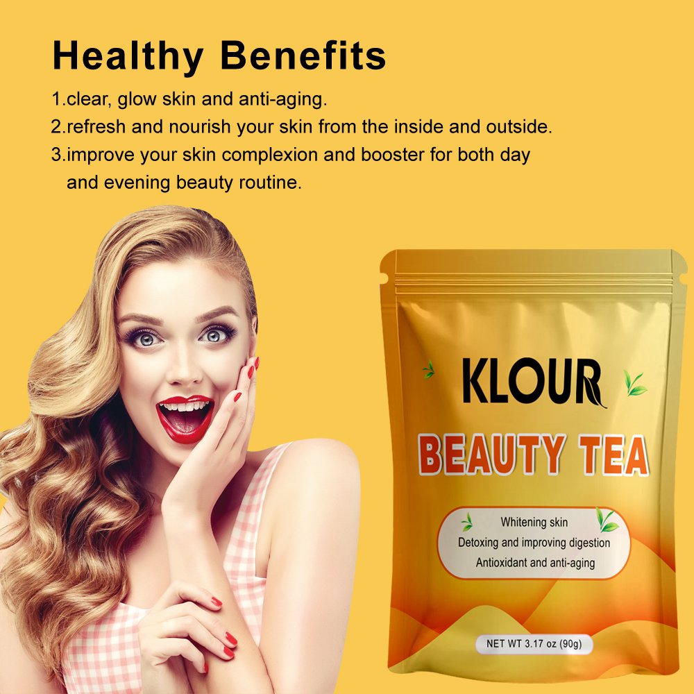 Private Label Skin Beauty glow smooth tea skin white high quality herbal help people anti aging radiant white Tea