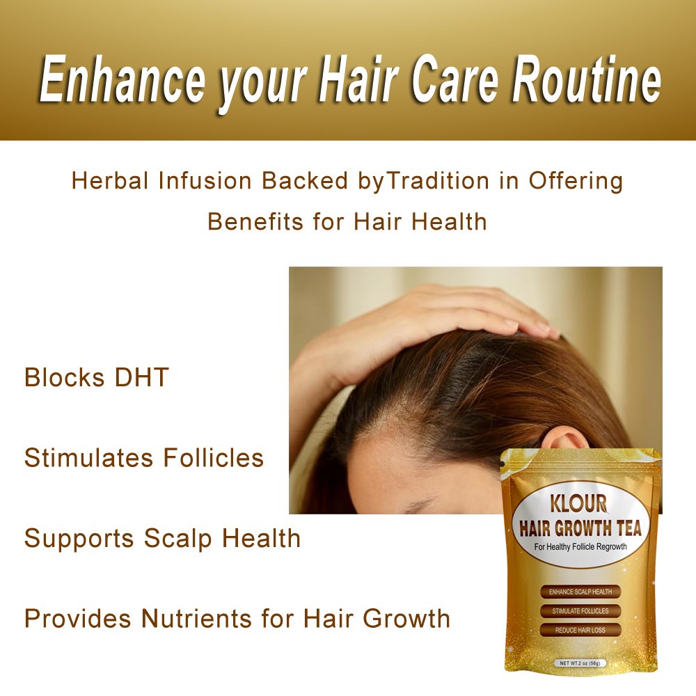 Private Label caffeine-free natural herbal tea for hair growth