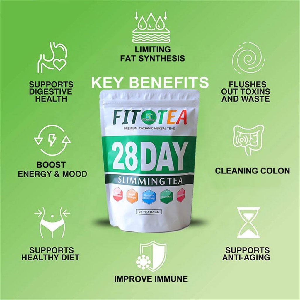 Slim 28 days fit diet sliming tea Burn tummy tea detox weight loss natural tea belly fat burn