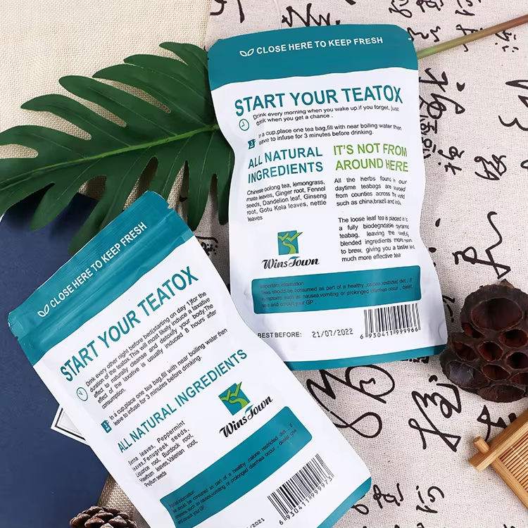 Private Label 14-Day TeaTox All-Natural Organic Detox Slimming Daytime and Bedtime Tea for Flat Tummy Weight Control