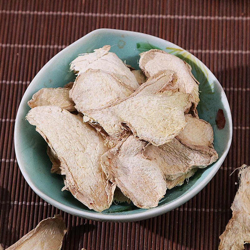 Dried Ginger Slies Organic Chinese Herb Jiang Pian For Extract/Tea/Powder | Whole/Pieces/OEM Available / PMS Relieve