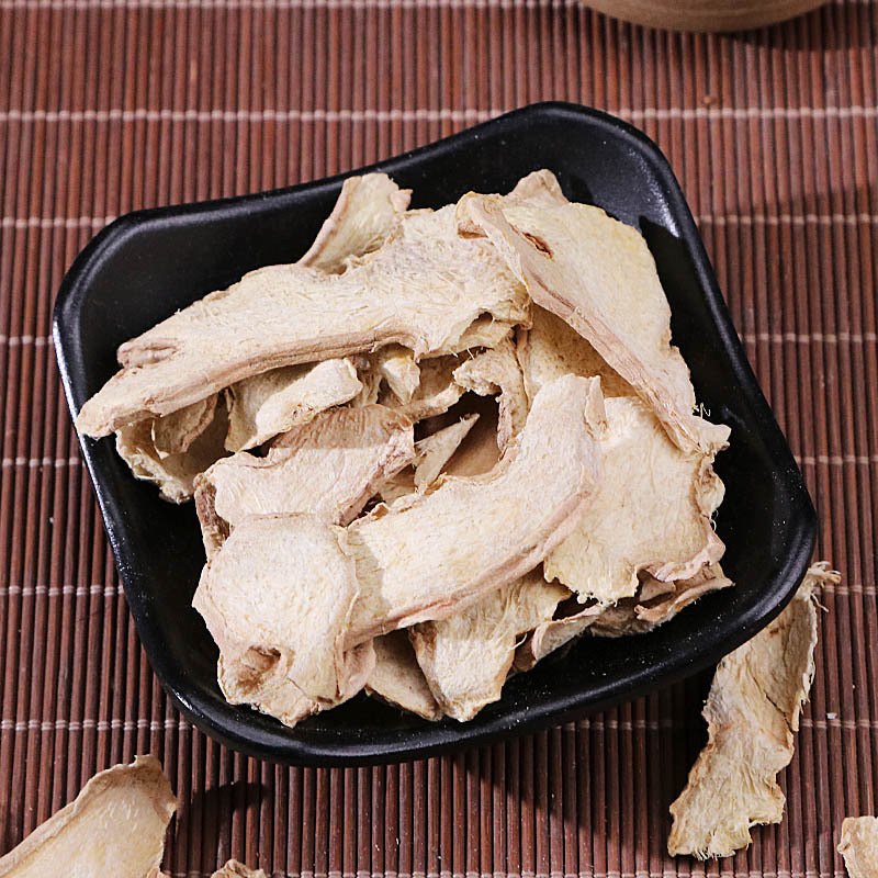 Dried Ginger Slies Organic Chinese Herb Jiang Pian For Extract/Tea/Powder | Whole/Pieces/OEM Available / PMS Relieve
