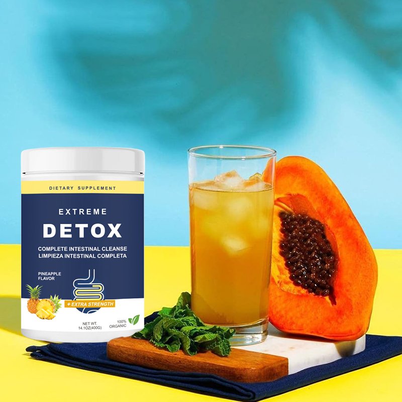 OEM weight management suppressive appetite juce drink powder pineapple flavor Extreme Detox Powder
