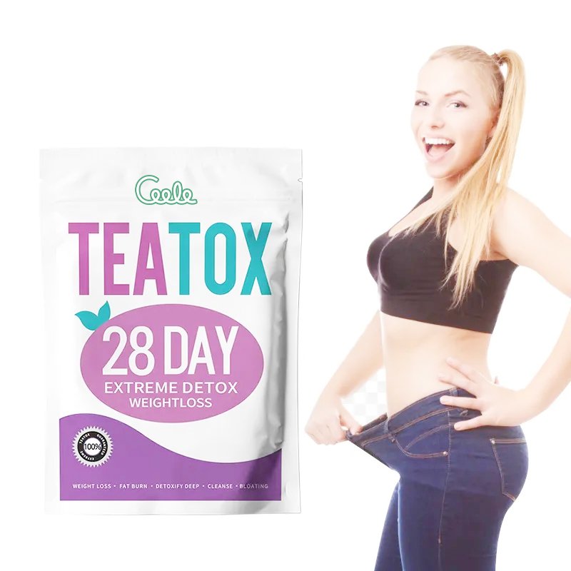 Factory Supply Wholesale 28 Days Flat Tummy Herbal Diet Weight Loss Slimming Tea For Flat Stomach