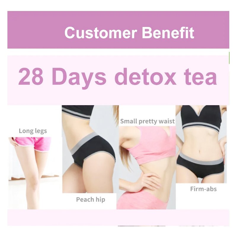 Factory Supply Wholesale 28 Days Flat Tummy Herbal Diet Weight Loss Slimming Tea For Flat Stomach