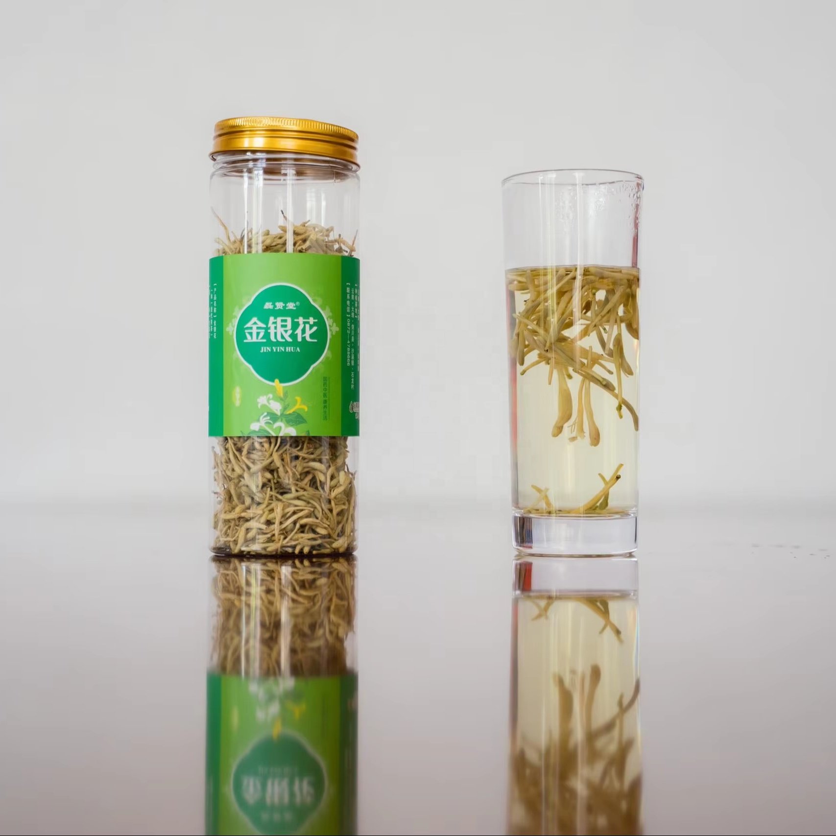 Healthy Tea Green Herbal Tea for Antibacterial and Hot sale Honeysuckle tea