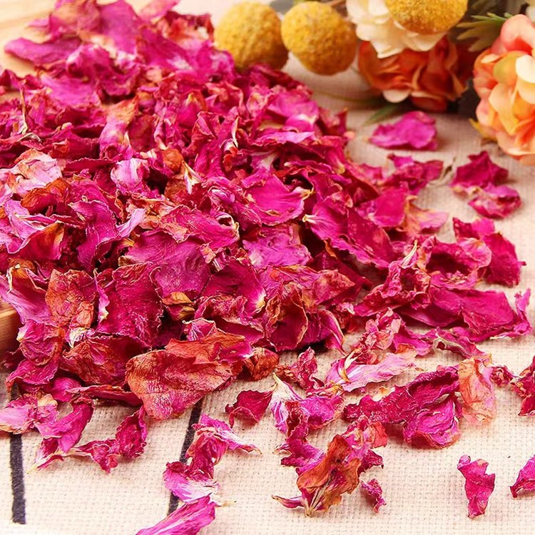 food grade red rose petal for foods Edible rose petals for tea foods