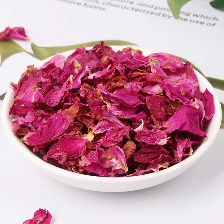 food grade red rose petal for foods Edible rose petals for tea foods