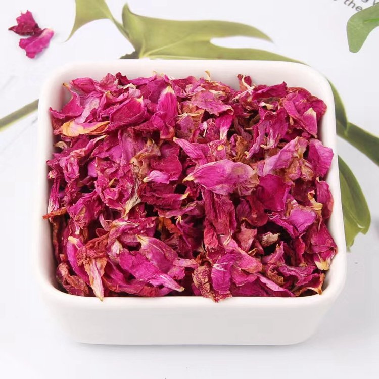 food grade red rose petal for foods Edible rose petals for tea foods