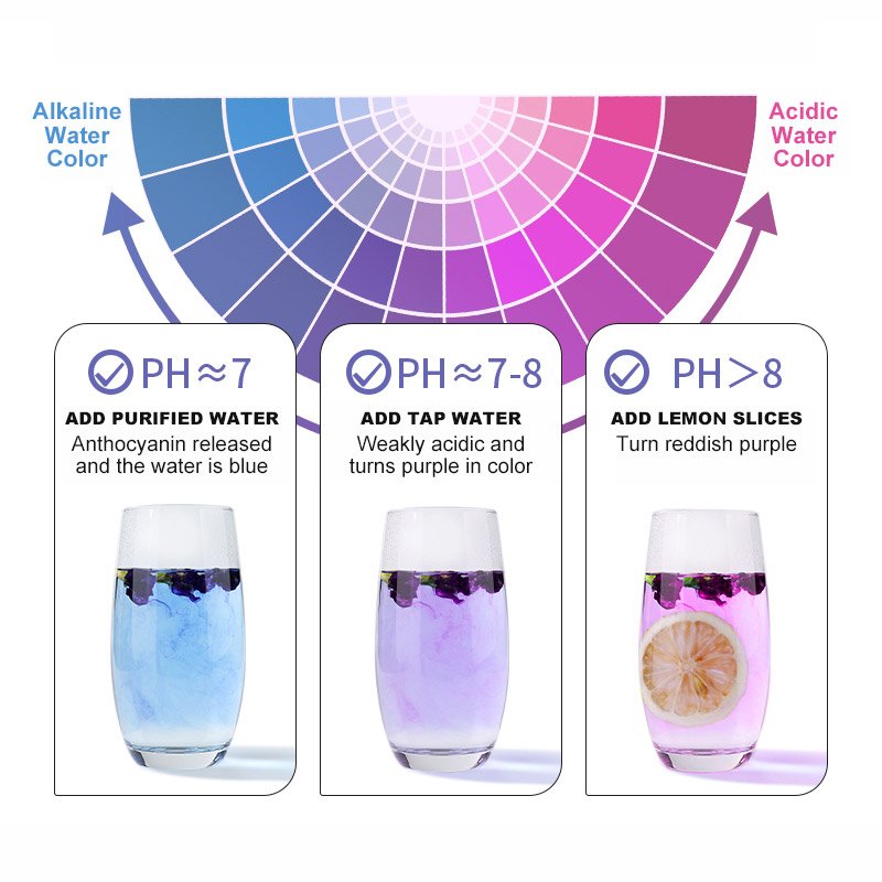 Food Coloring Natural Dried Blue Tea Butterfly Pea