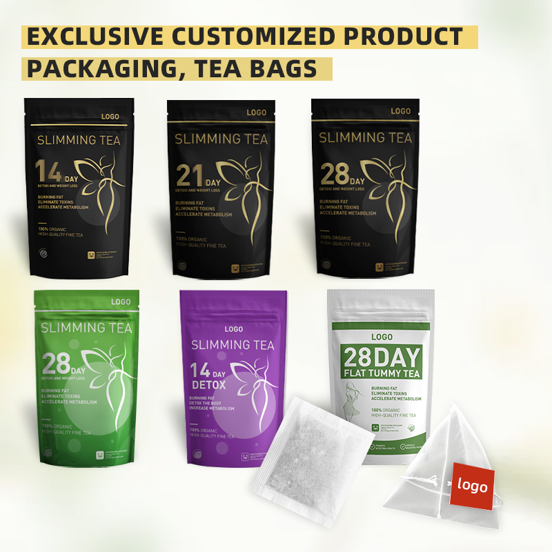 China's best natural herbal slimming tea burning fat loss weight Detoxification 14 days 28 days bodybuilding slimming tea