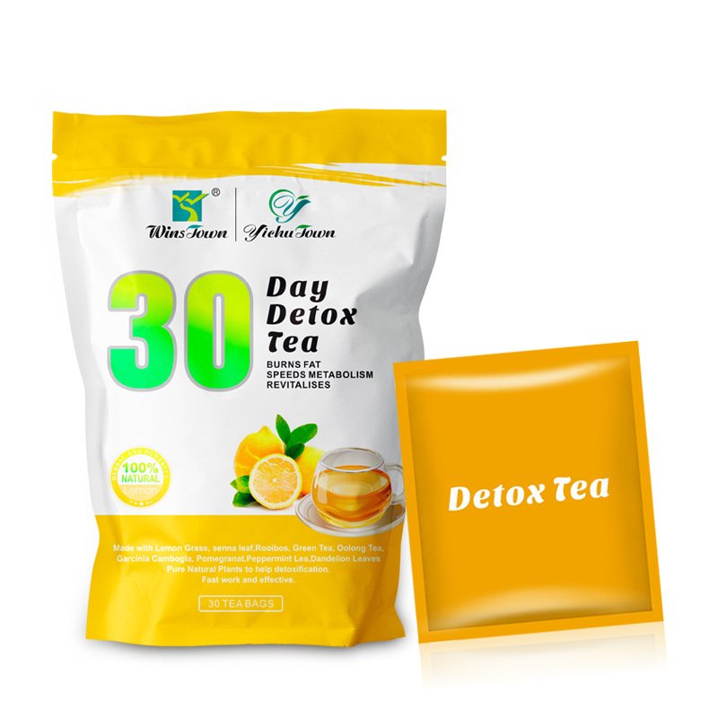Different Flavors Customized Label Brand Spot Flat Belly Healthy Herbal Tea 30 Days Detox