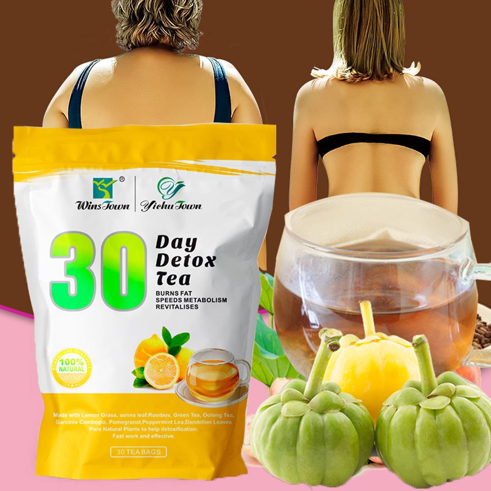 Different Flavors Customized Label Brand Spot Flat Belly Healthy Herbal Tea 30 Days Detox