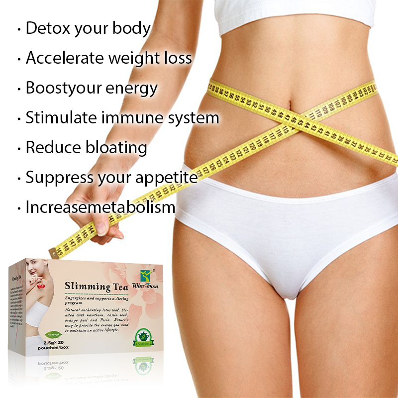 Private Label Organic Slimming Herb Tea Bag Detox Diet Skinny Herbal Tea Strength Weight Loss Packaged in Box