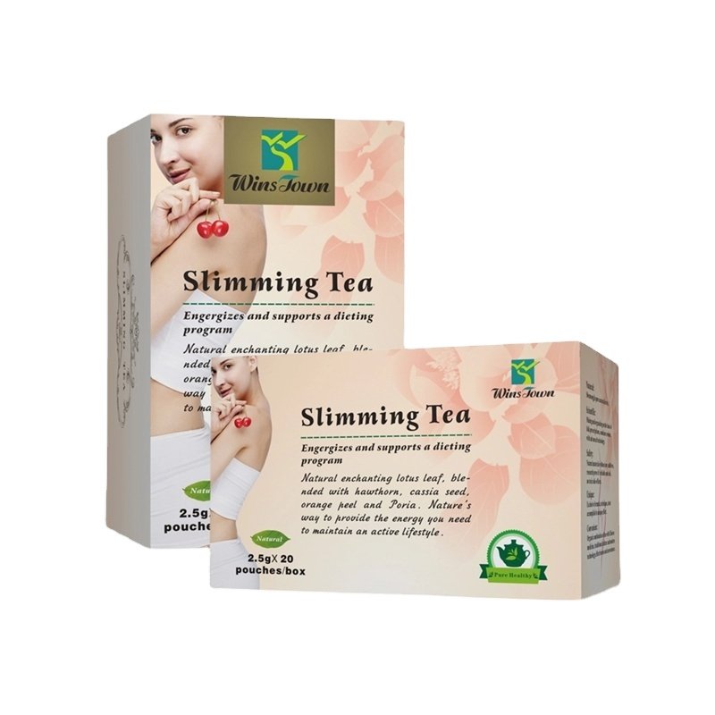 Private Label Organic Slimming Herb Tea Bag Detox Diet Skinny Herbal Tea Strength Weight Loss Packaged in Box