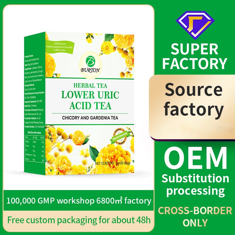 Private Label Uric Acid Balance Tea Health Herbal Tea Chicory Gardenia Flower Tea