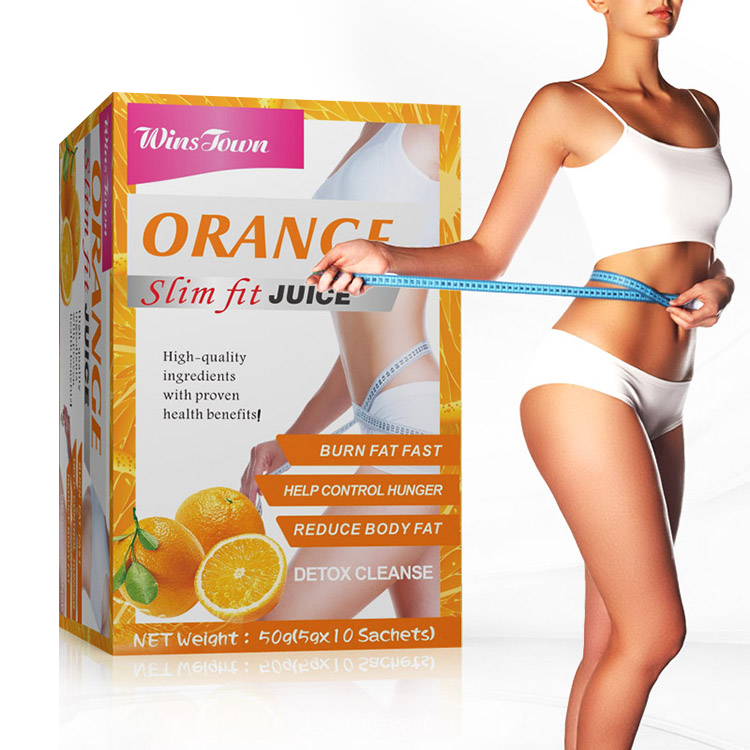Orange Slim Fit Juice Fuxion Healthy Drinks Adults Natural Detox Tea Flat Tummy Effect Box Helps Slim Body Burn Fat Weight Loss