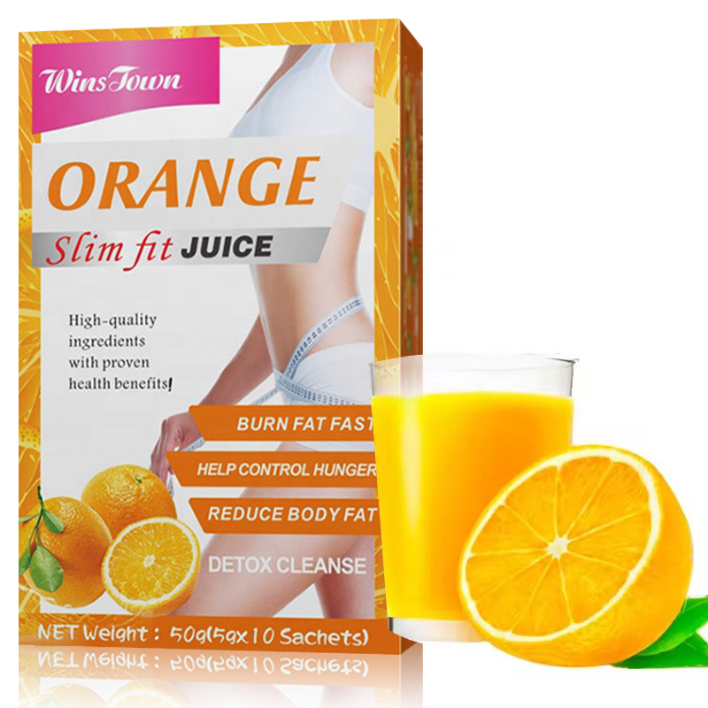 Orange Slim Fit Juice Fuxion Healthy Drinks Adults Natural Detox Tea Flat Tummy Effect Box Helps Slim Body Burn Fat Weight Loss