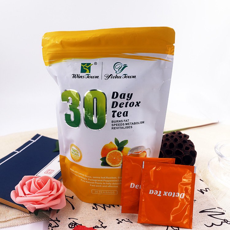 New style Lemon taste 30 Loss Weight fat days Detox Slimming Tea For weight loss