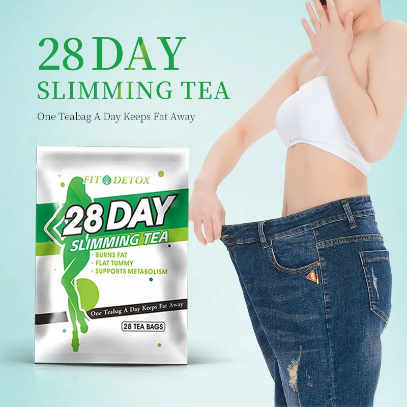 Prof.Ding RTS 100% herbal weight loss burns fat Lose Belly Detox herbal tea 28 days fit tea weight loss tea