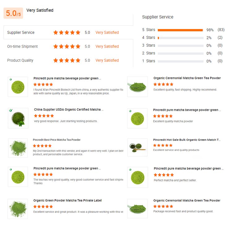 Competitive Price Top Quality Ceremonial Organic Matcha Powder