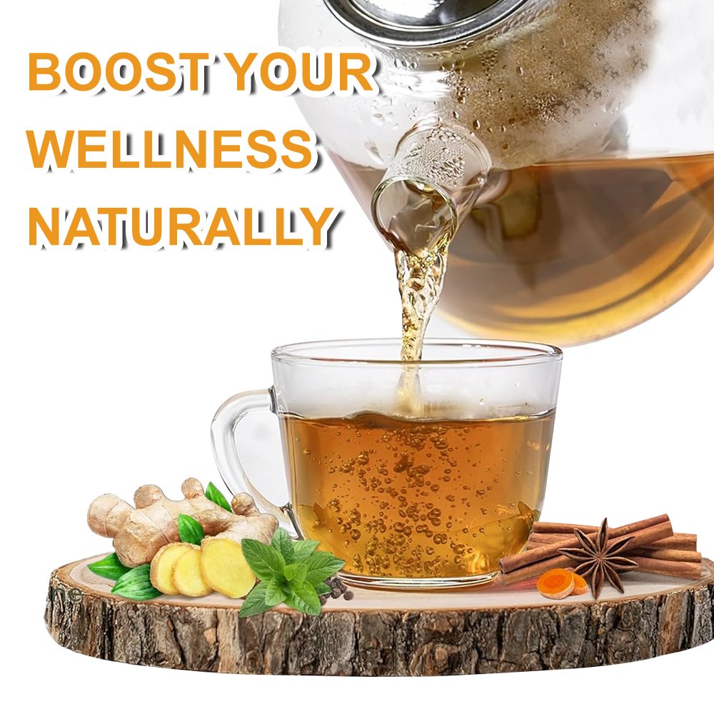 OEM Packaged Fresh Flavored Tea Organic Turmeric Mint Amaraki Rosemary Natural Herbal Anti-inflammatory Tea at the best price