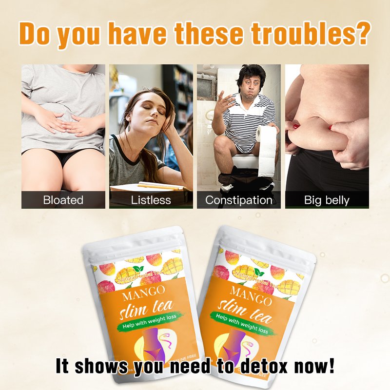 OEM natural flat belly tea herbal tea fat burning senna leaf fruit flavor tea bag
