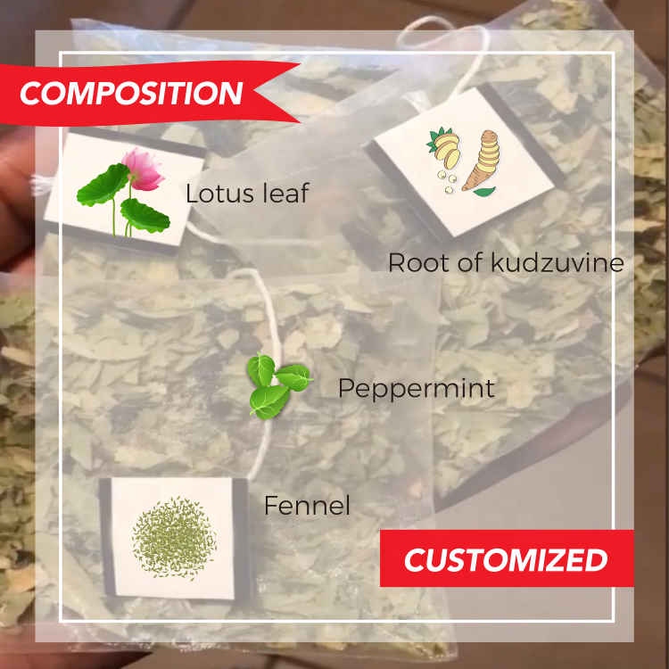 Customized Herbal Tea Lose Weight Naturally with Our Premium Detox Slimming Tea