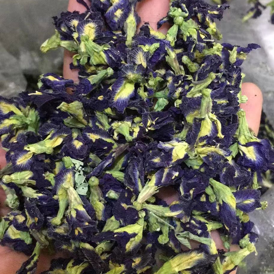 Wholesale natural butterfly pea flower Blue Tea dried flowers from Thailand color-changing herbal tea