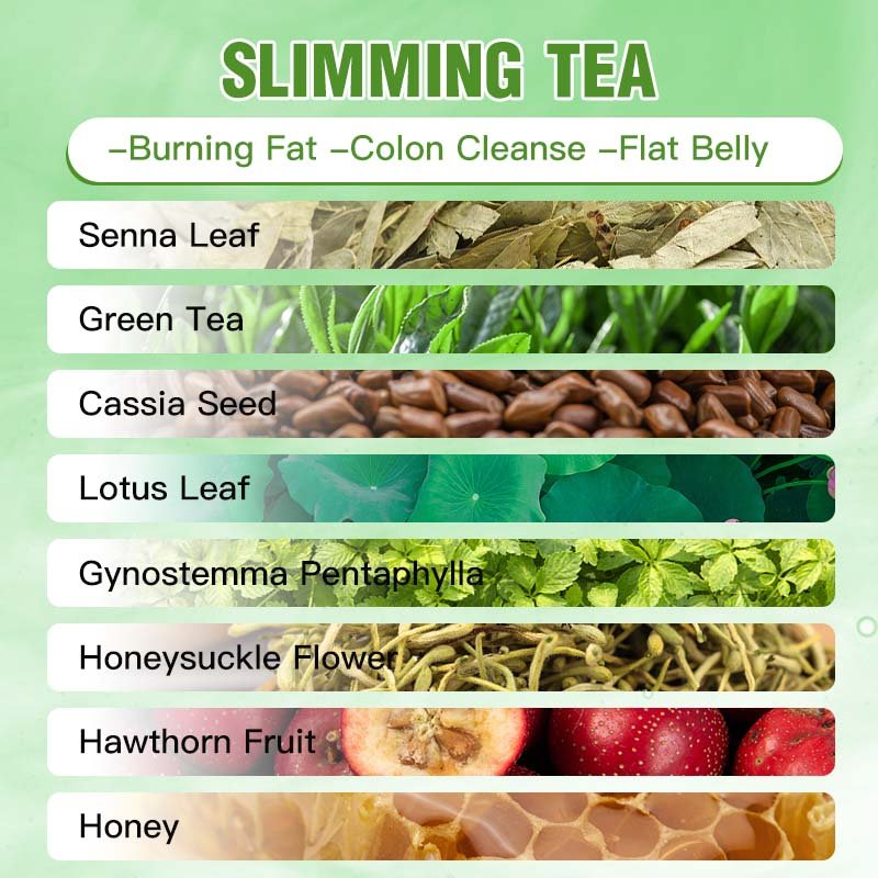 Private Label Herbal Best Flat Tummy tea Healthy Diet Tea Weight Loss Detox Tea