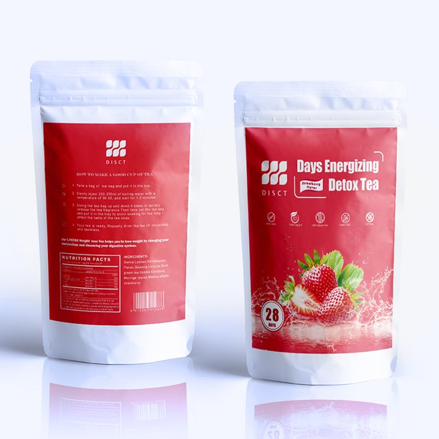 healthy Private Label custom Diet China Slim strawberry flavor Herbal Tea drink