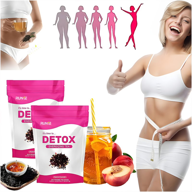 Hot Selling Natural Ingredients Mild Formula Fat Burning 28 days slimming tea burn fat weight loss tea bag organic lose