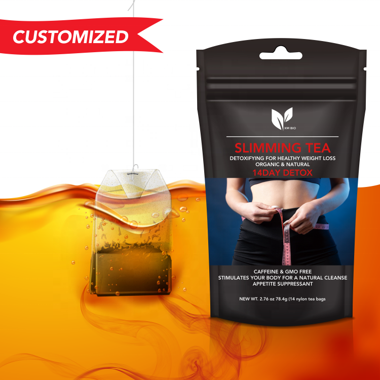 Private Label Herbal Teatox 14 Day Detox Skinny Herb Tea Flat Tummy Slimming Herbal Tea