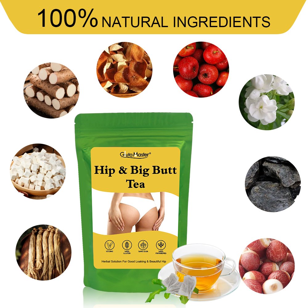 Strong Effective Herbal Hip Butt Enlargement Tea Plump Hip and Big Butt Tea OEM