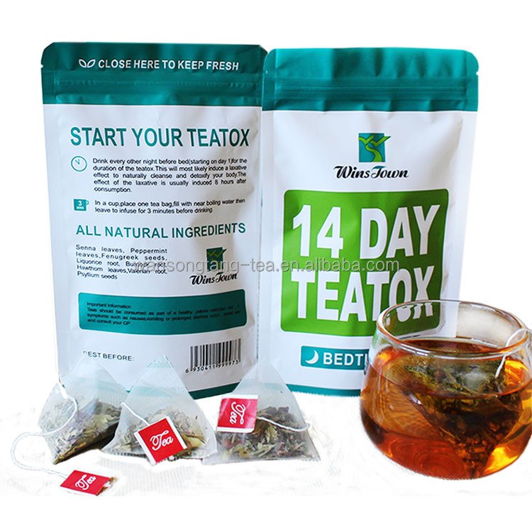 Winstown herbs 14day teatox Lose tea custom detox tea rebranding OEM bedtime fruit flowers 14days tea thin Lose