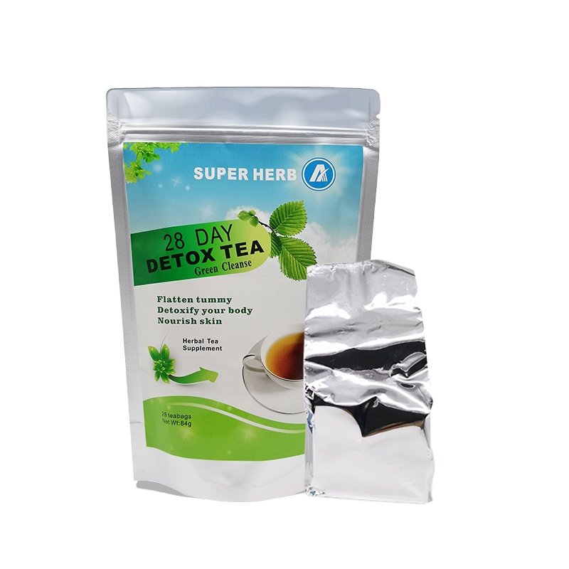 Hot Selling Organic Natural Herbal 28 Days Detox Slimming Tea