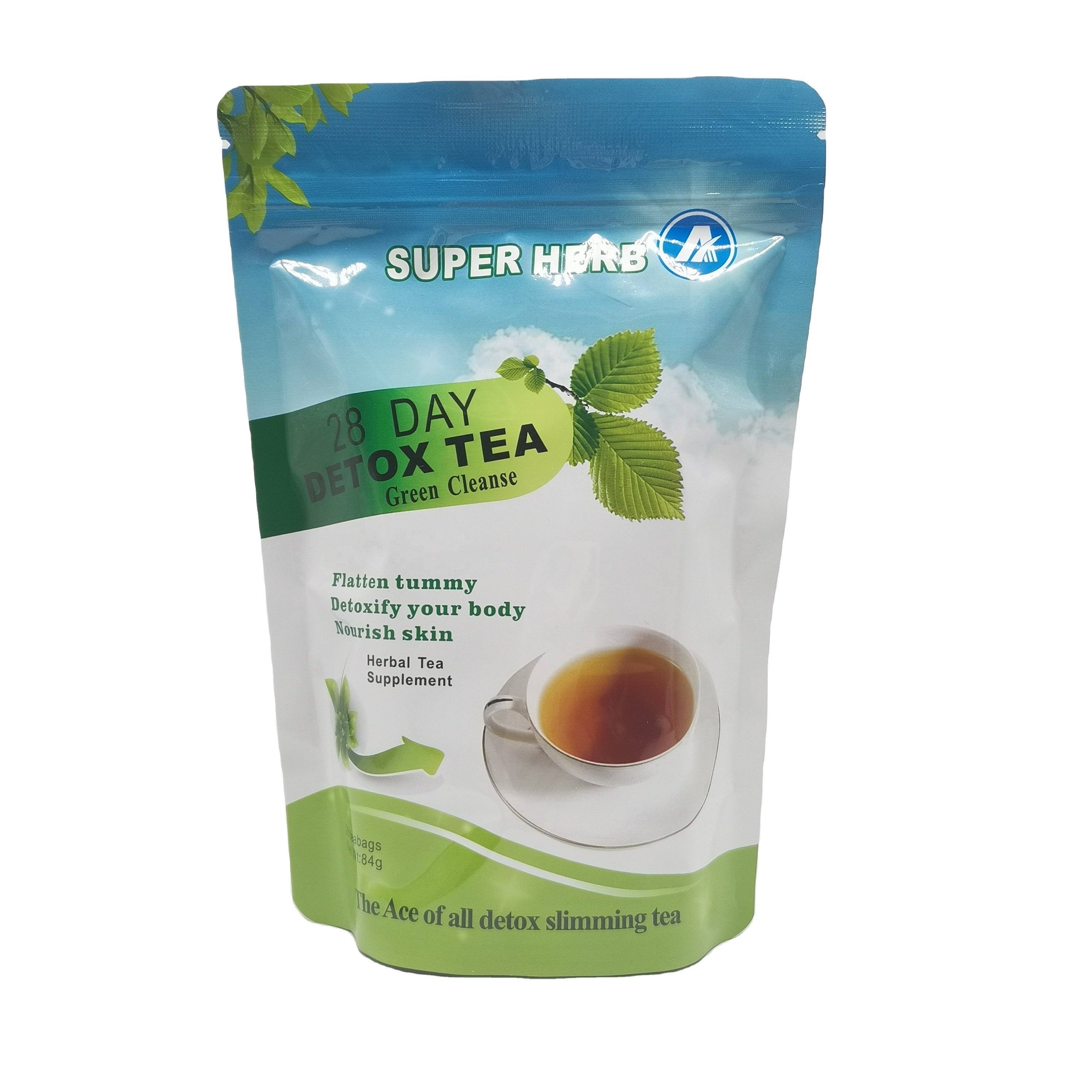 Hot Selling Organic Natural Herbal 28 Days Detox Slimming Tea
