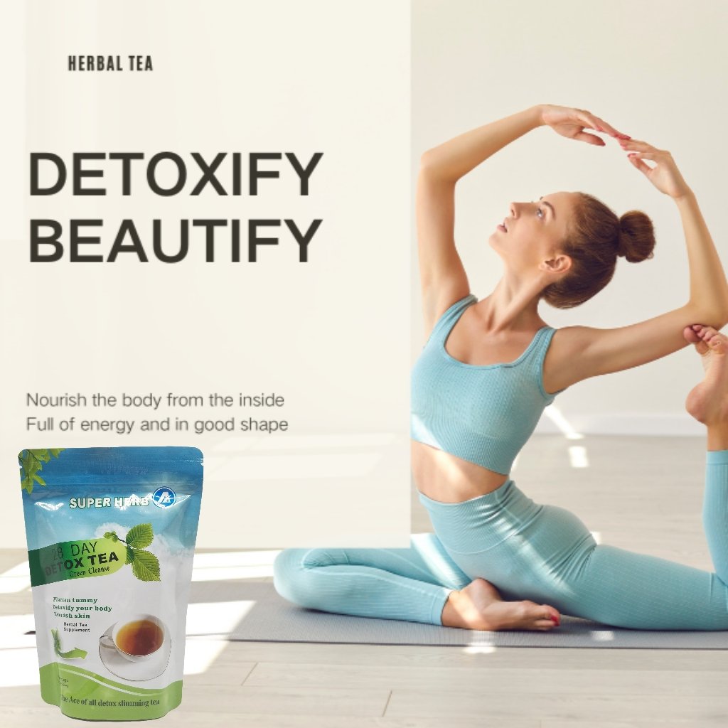 Hot Selling Organic Natural Herbal 28 Days Detox Slimming Tea