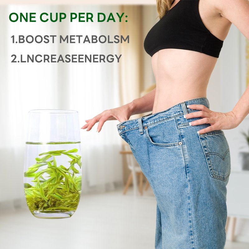 China's famous leaf Fresh Detox Stir fried Green Health Organic Slimming Tea Anji White Tea mullein tea